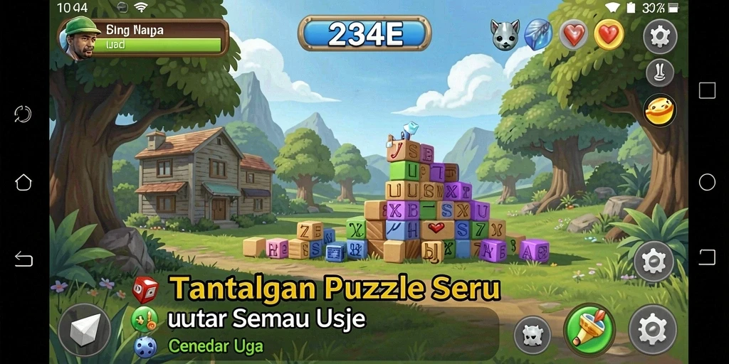 Gameplay seru 234E dengan tantangan Puzzle yang menarik.