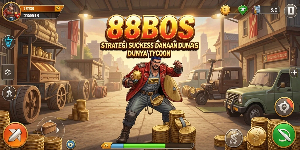 Tampilan gameplay 88BOS yang menarik dan strategi Tycoon yang menantang.
