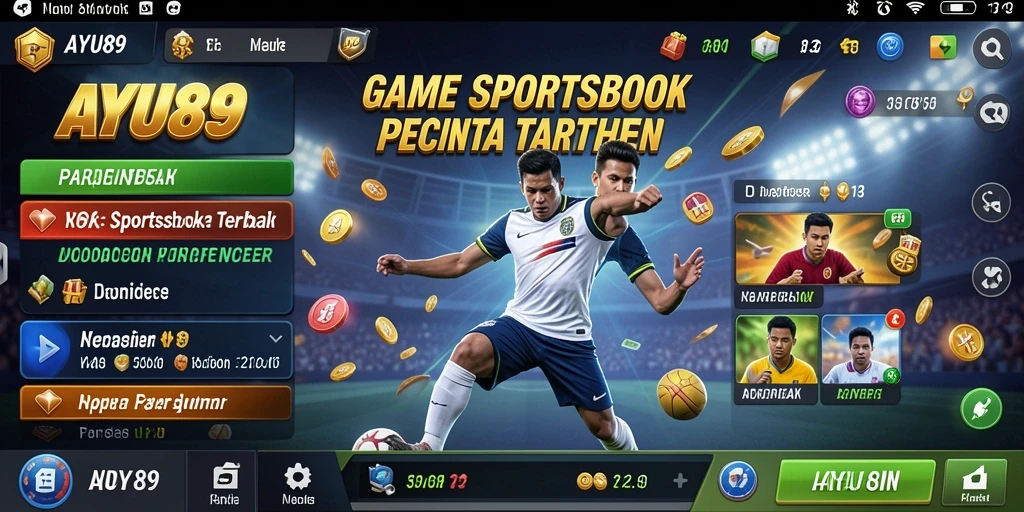 Tampilan gameplay Sportsbook AYU89 yang menarik dan interaktif.