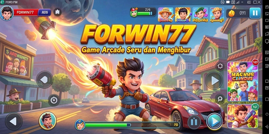 Tampilan menarik dari gameplay seru FORWIN77.