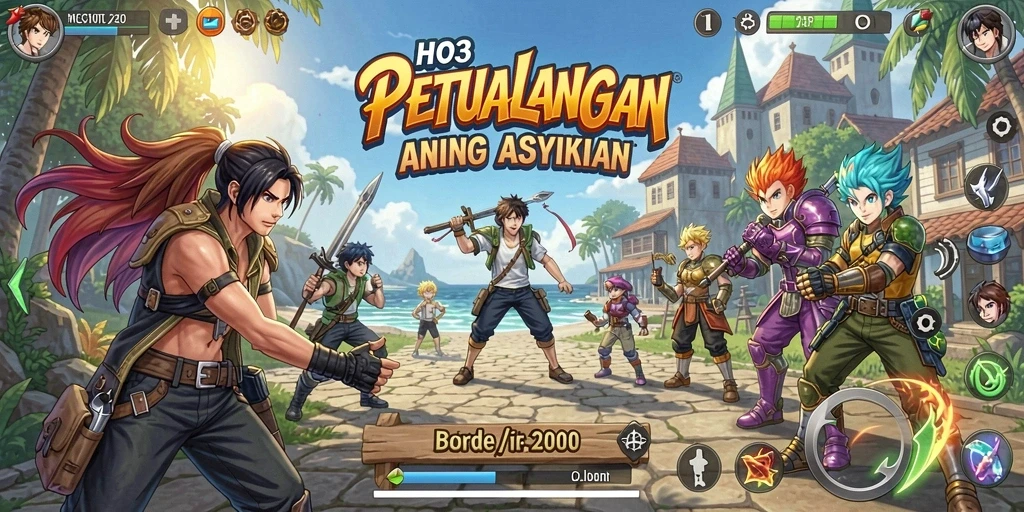 Screenshot permainan HO3 menampilkan aksi seru dan karakter mendebarkan.