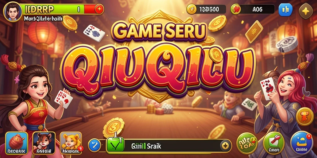 Tampilan gameplay seru QiuQiu di IDRRP.