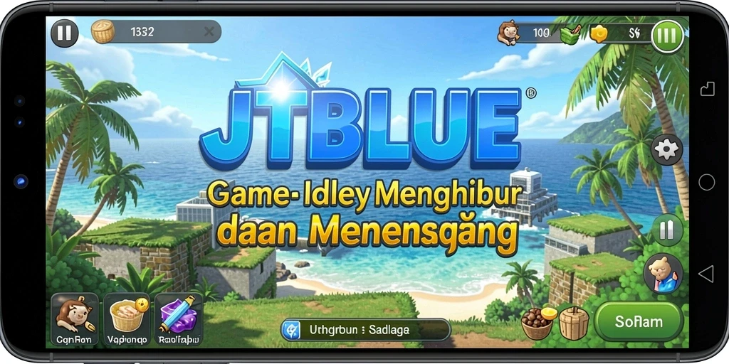 Tangkapan layar gameplay JTBLUE yang menunjukkan keseruan Idle.