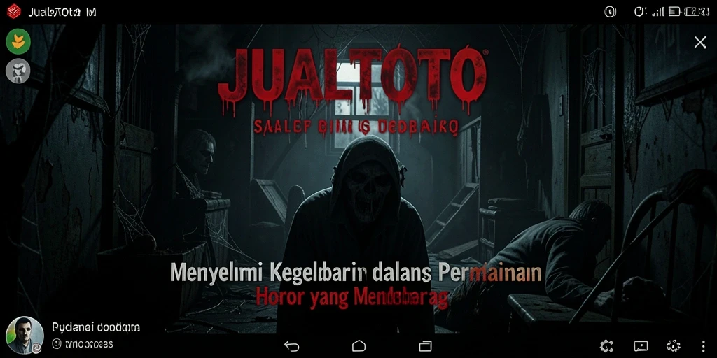 Tangkapan layar gameplay JUALTOTO yang menegangkan dan misterius.