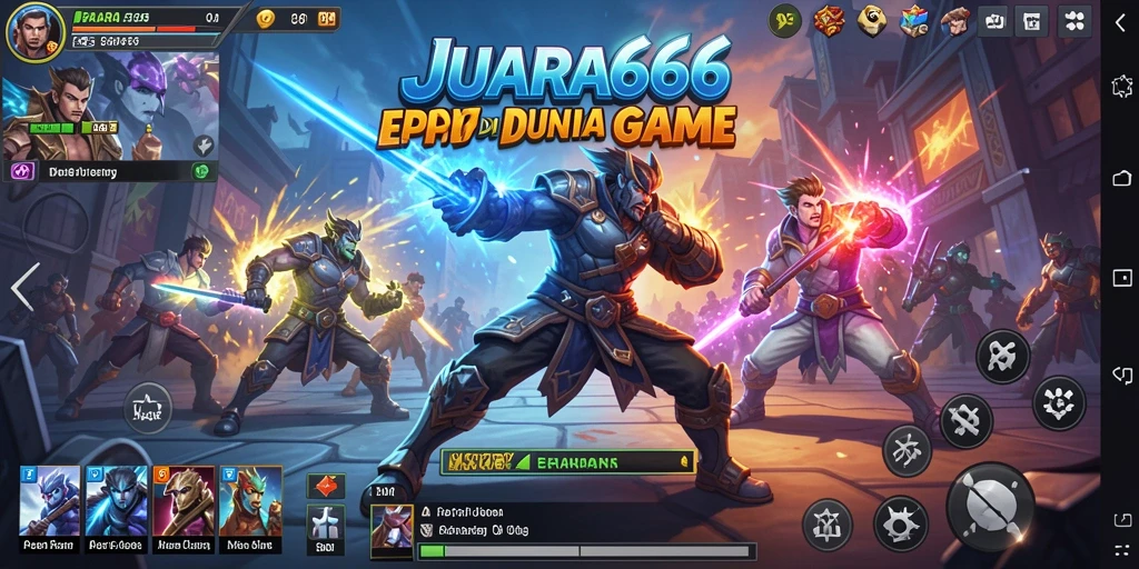 Tampilan screenshot JUARA666 dalam aksi pertarungan yang mendebarkan.