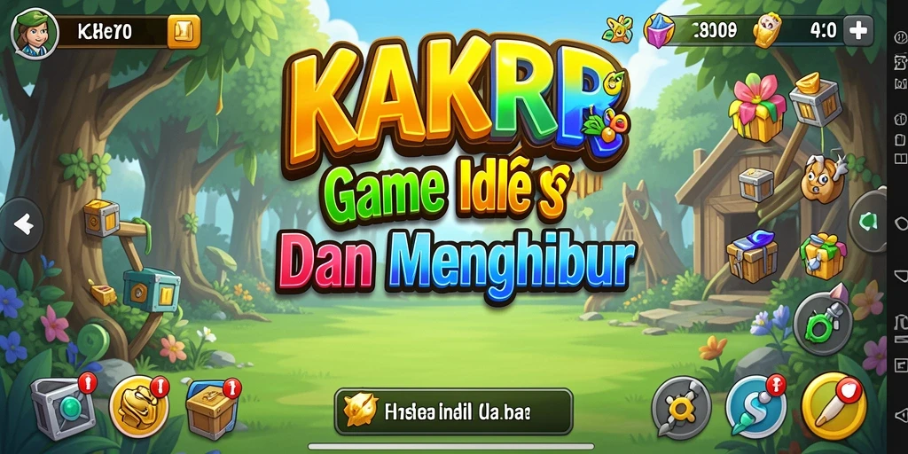 Tampilan gameplay KAKRP dengan fitur Idle yang menarik.