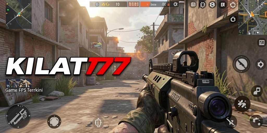 Tampilan gameplay menegangkan dalam KILAT77 dengan aksi tembak-menembak cepat.