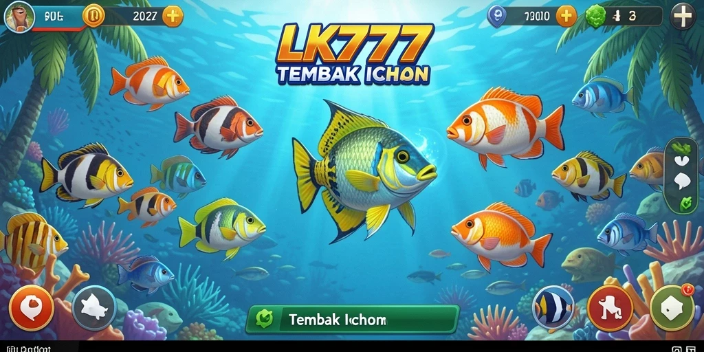 Tampilan gameplay LK777 yang penuh aksi dalam Tembak Ikan.