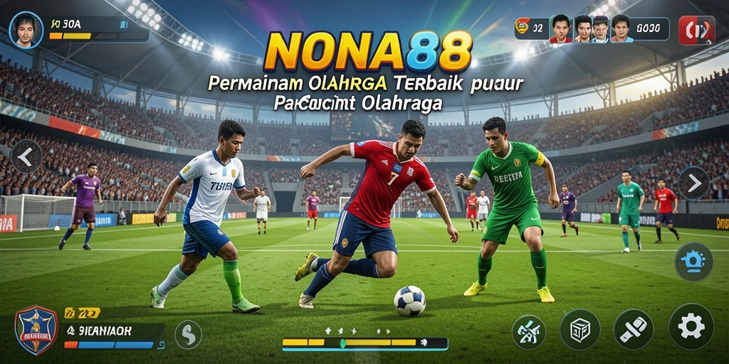 Tampilan menakjubkan dari gameplay <strong>NONA88</strong> yang penuh aksi olahraga.