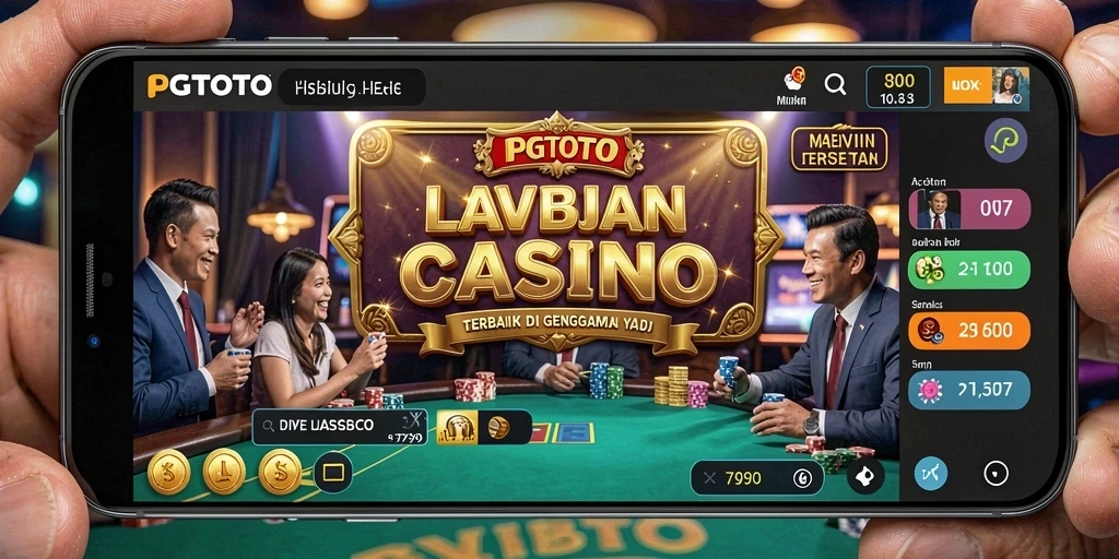 Tampilan gameplay PGTOTO yang memukau dengan dealer live.