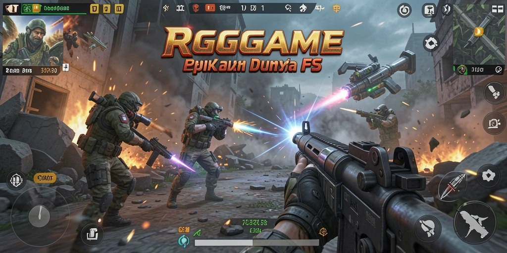 Gameplay RPGAME yang intens dan seru dalam dunia FPS.