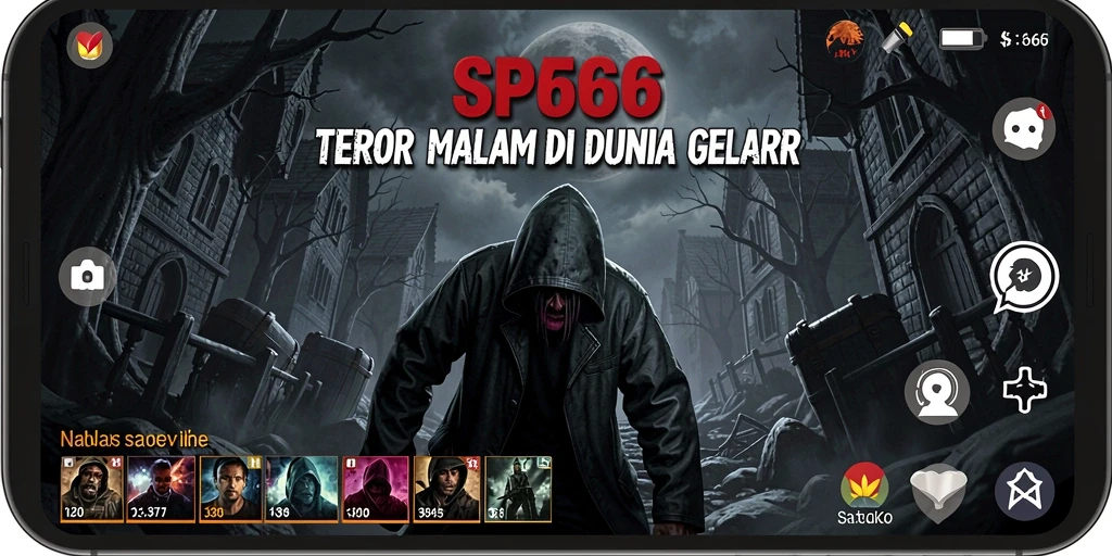 Gameplay SP666 yang menegangkan dengan suasana Horror.