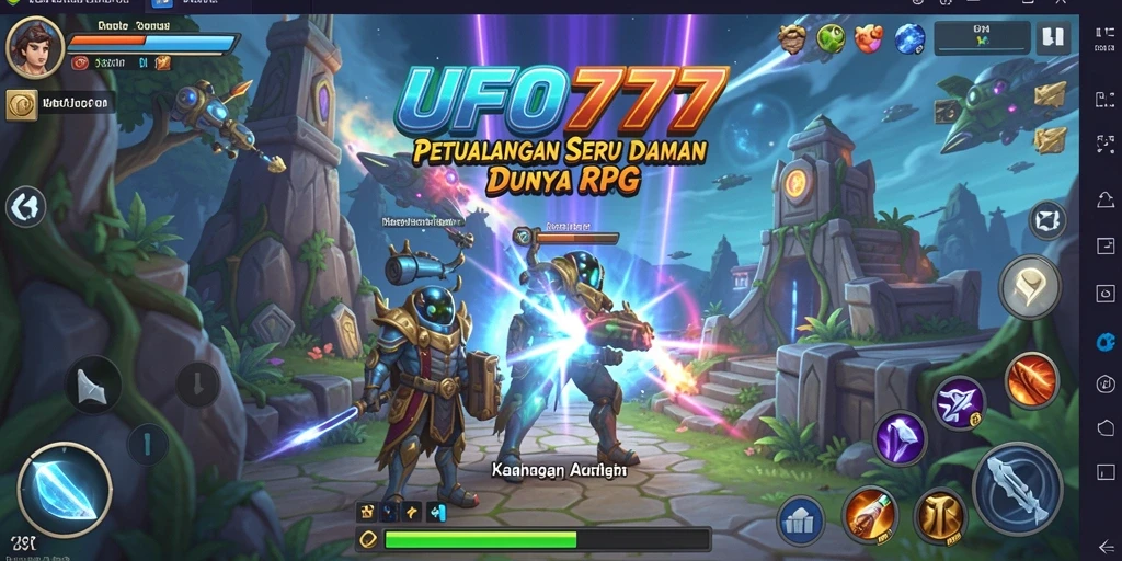 Tampilan gameplay menarik dari RPG UFO777 yang penuh petualangan.
