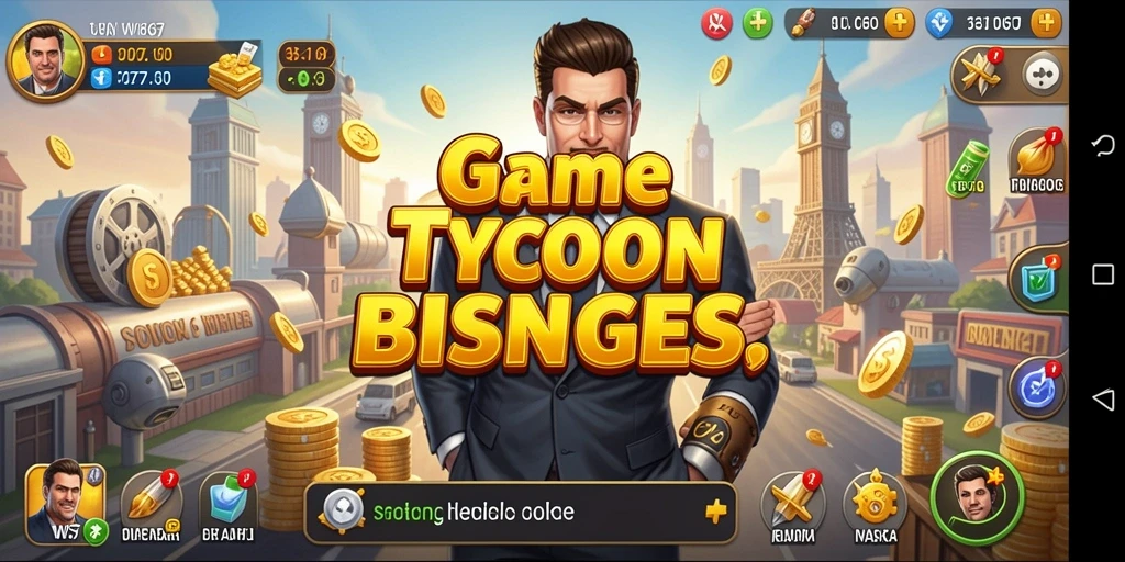 Screenshoot W67 menampilkan inovasi dalam gameplay Tycoon yang menarik.